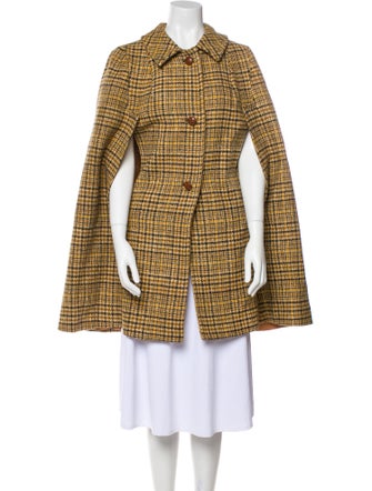Pendleton Virgin Wool Plaid Print Coat
