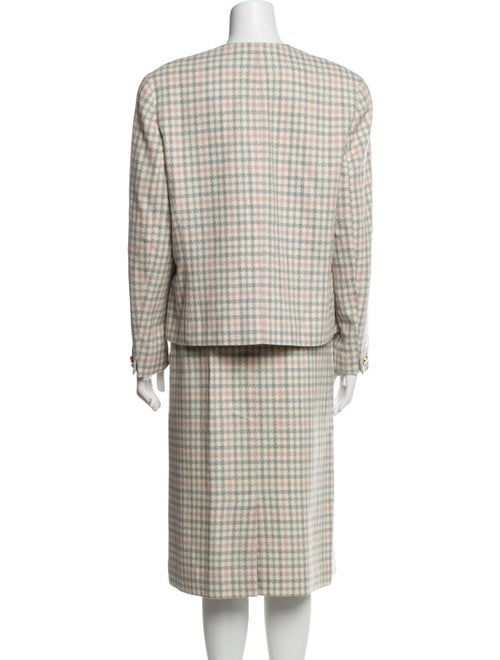 Pendleton Virgin Wool Houndstooth Print Skirt Set