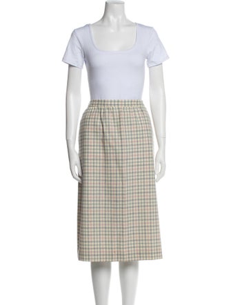 Pendleton Virgin Wool Houndstooth Print Skirt Set