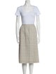 Pendleton Virgin Wool Houndstooth Print Skirt Set