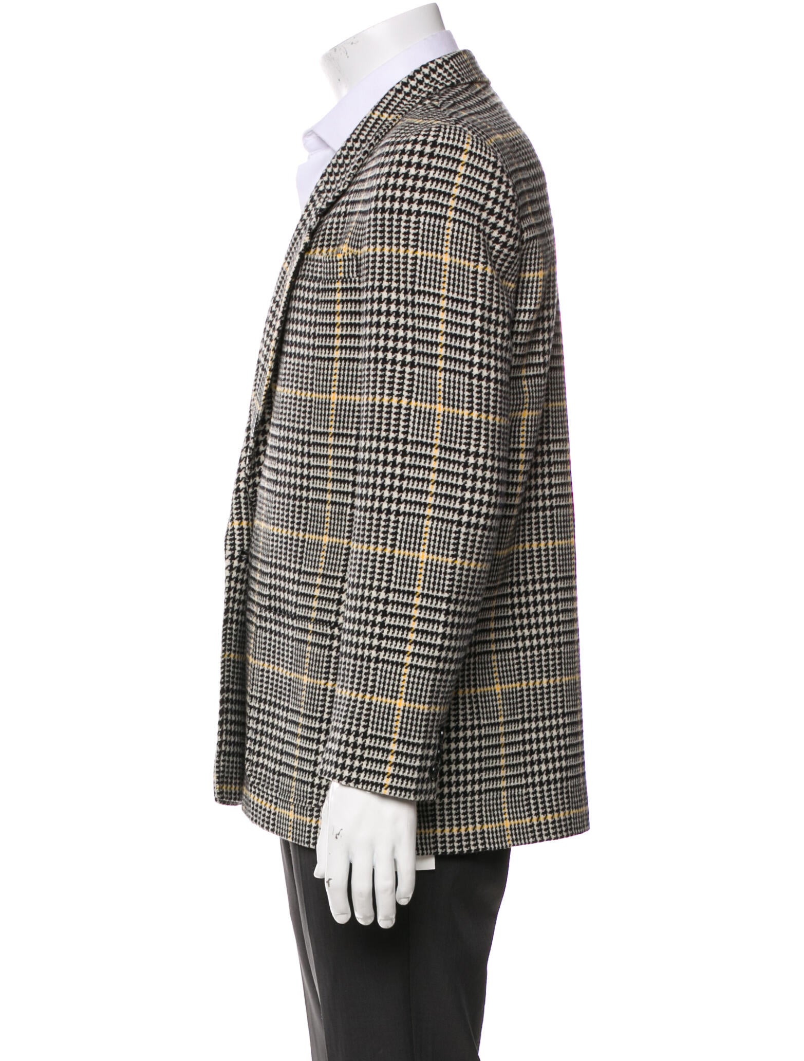Pendleton Virgin Wool Houndstooth Print Blazer