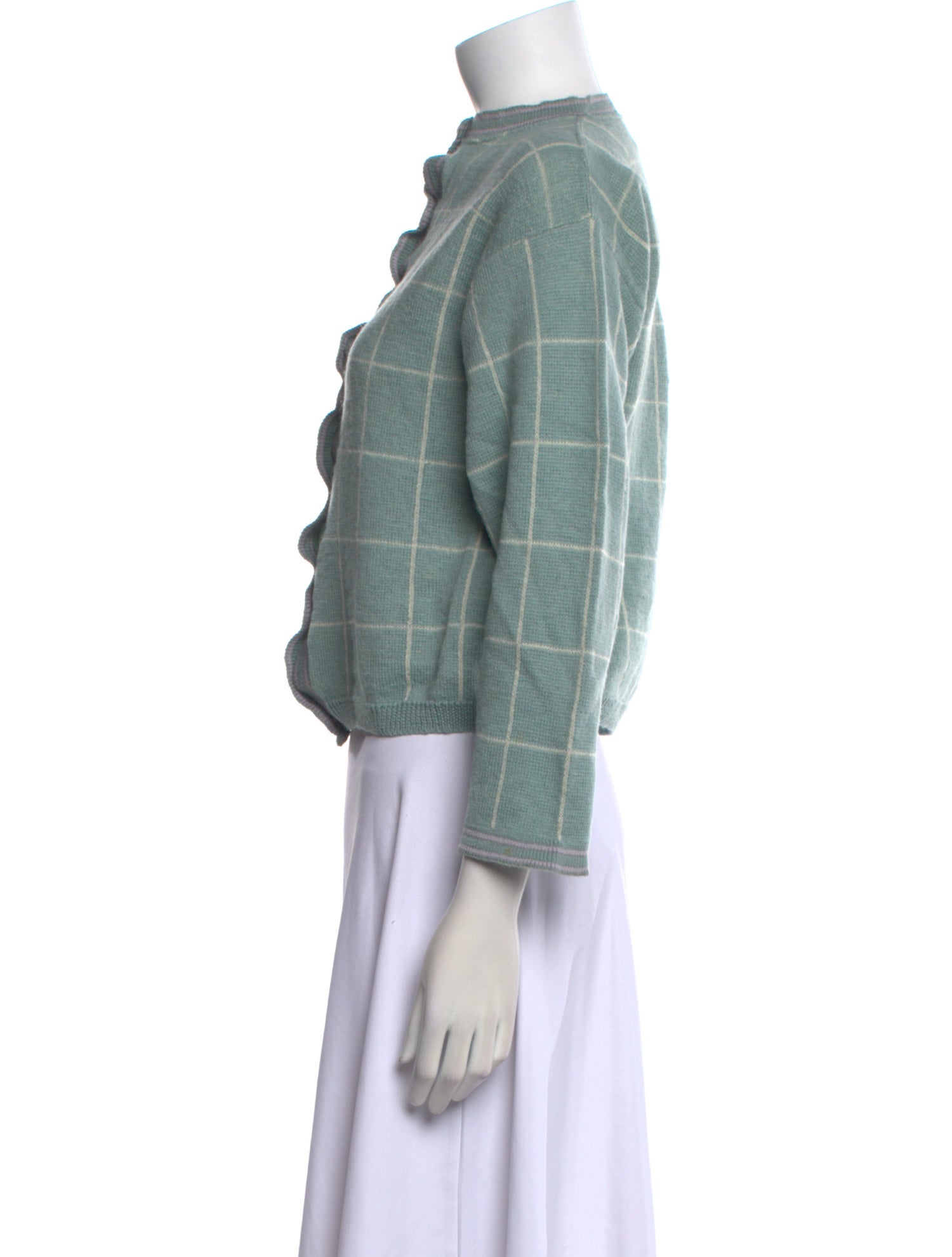 Pendleton Virgin Wool Plaid Print Sweater