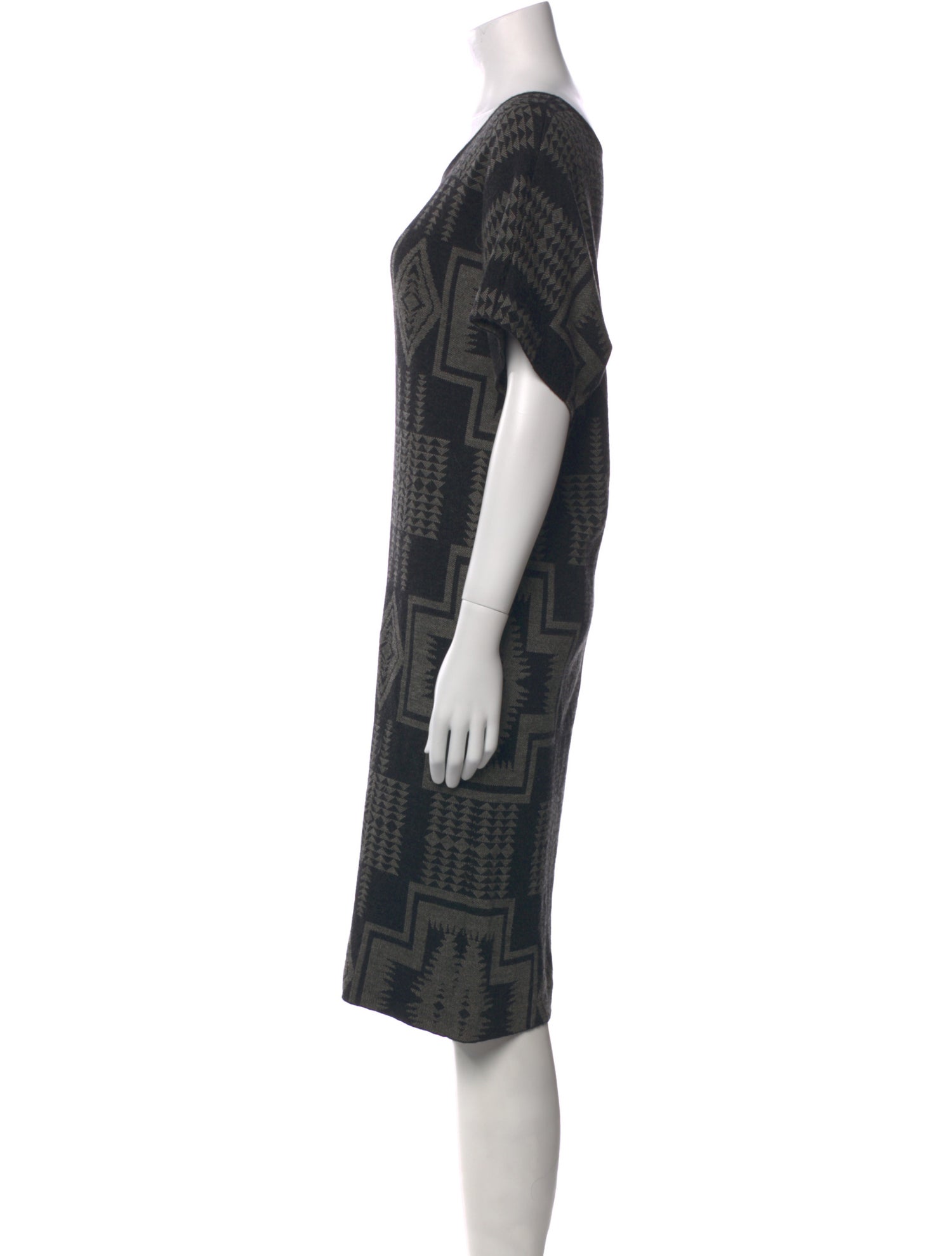 Pendleton Printed Knee-Length Dress