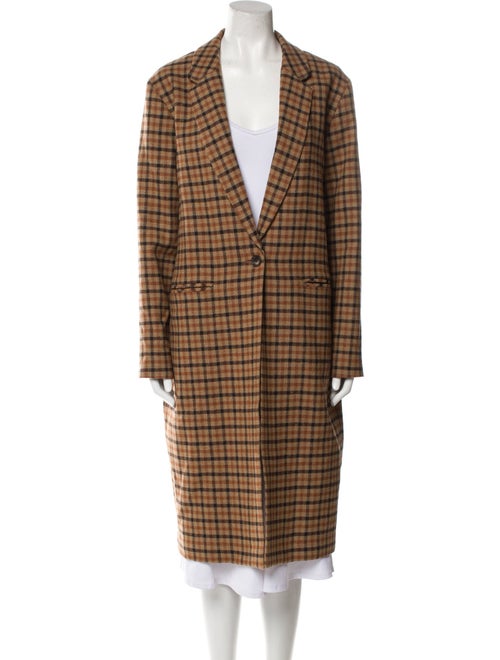 Pendleton Virgin Wool Plaid Print Coat
