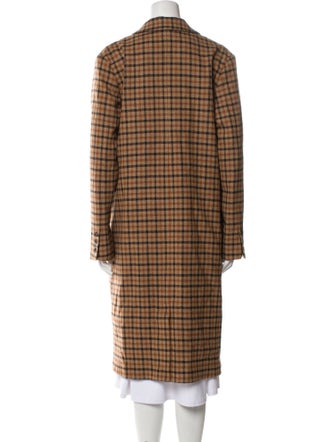Pendleton Virgin Wool Plaid Print Coat