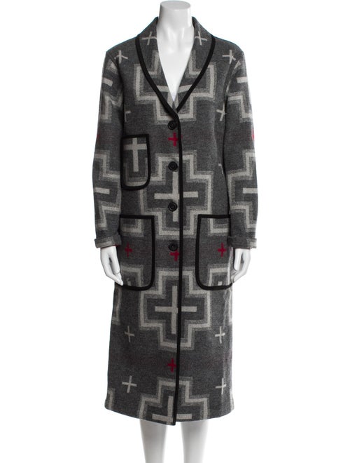 Pendleton Wool Printed Trench Coat