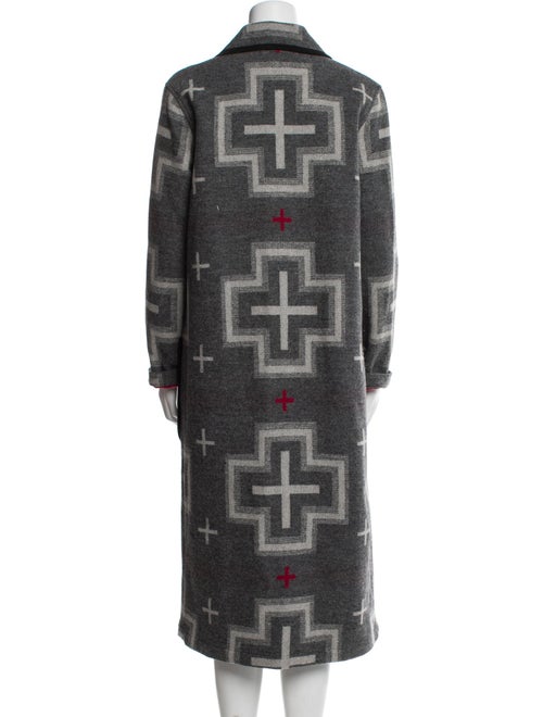 Pendleton Wool Printed Trench Coat