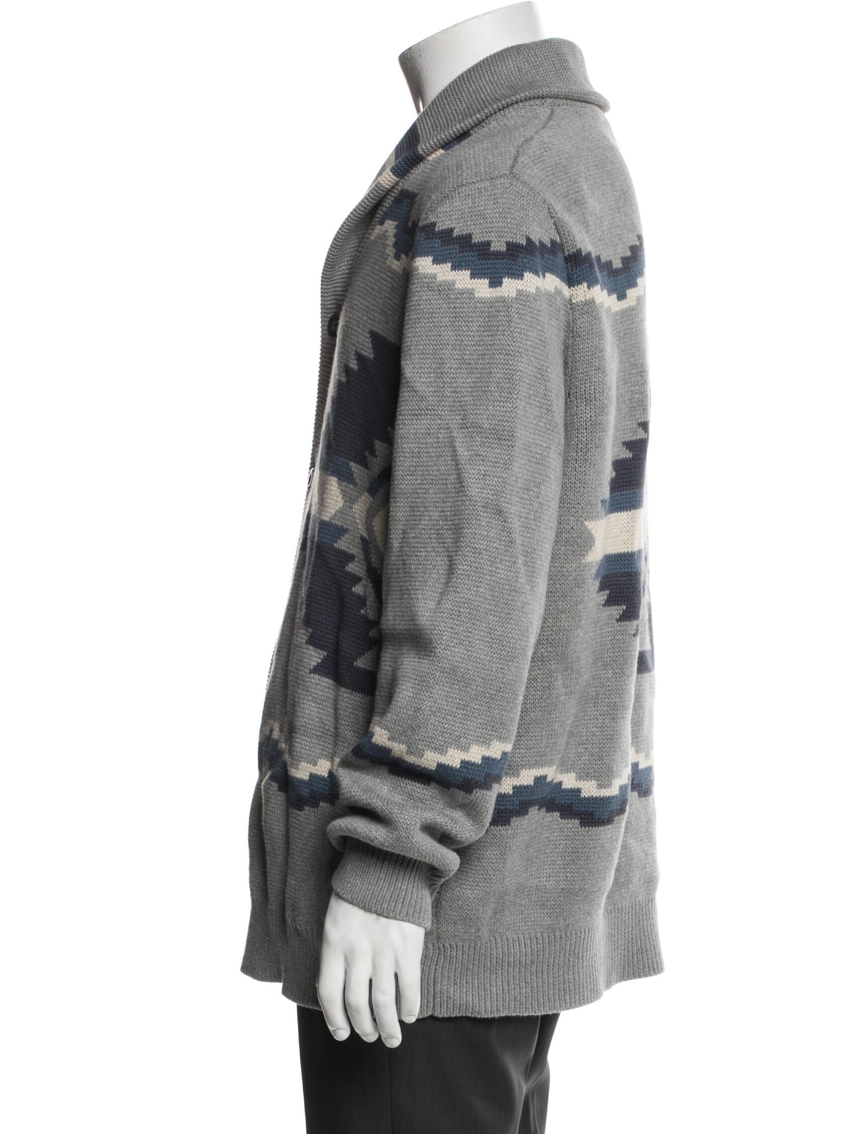 Pendleton Printed V-Neck Cardigan