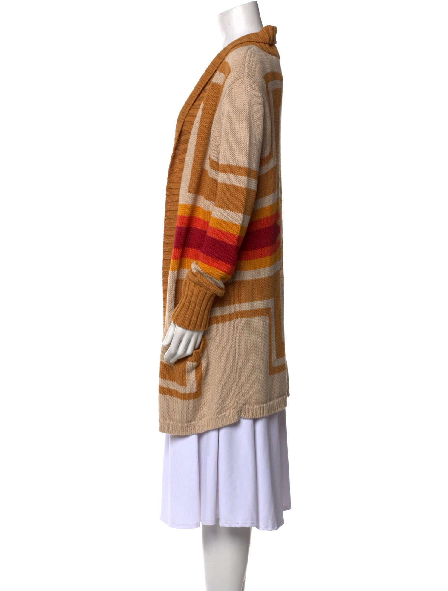 Pendleton Striped V-Neck Sweater