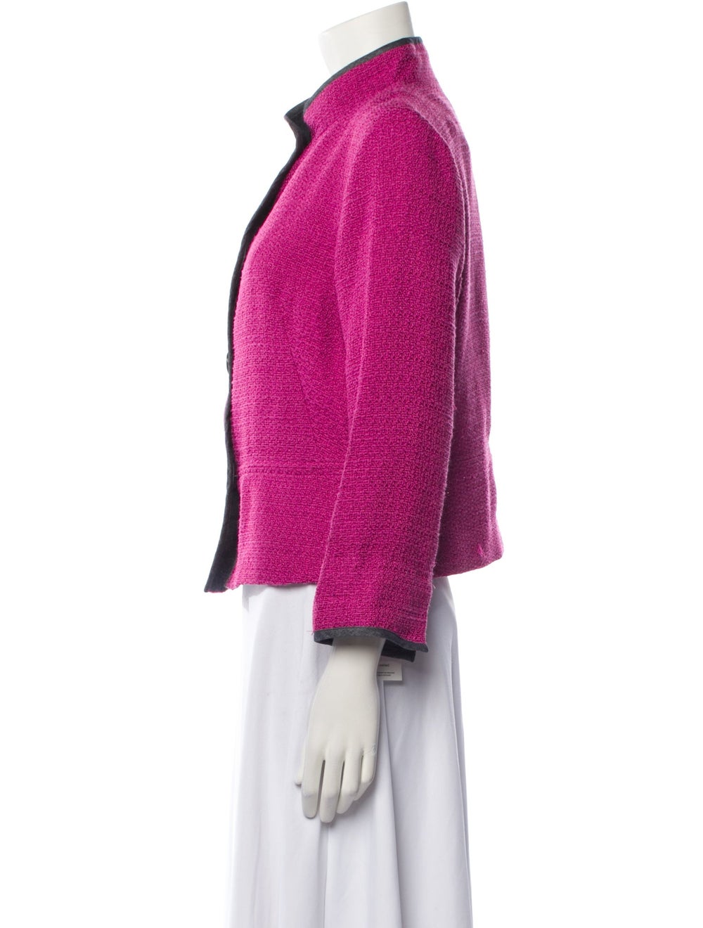 Pendleton Evening Jacket Pink Tweed Pattern Stand… - image 2