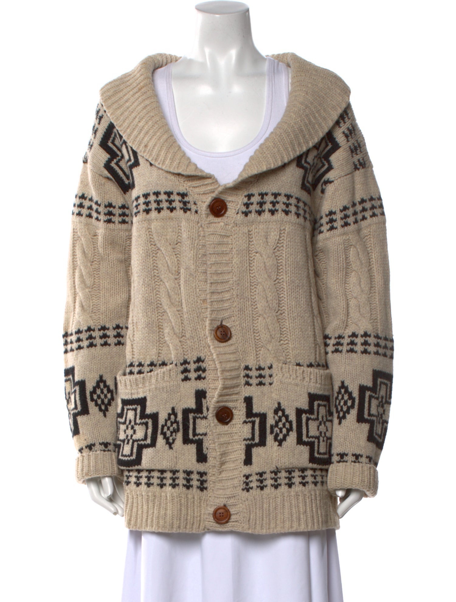 Pendleton Virgin Wool Printed Sweater