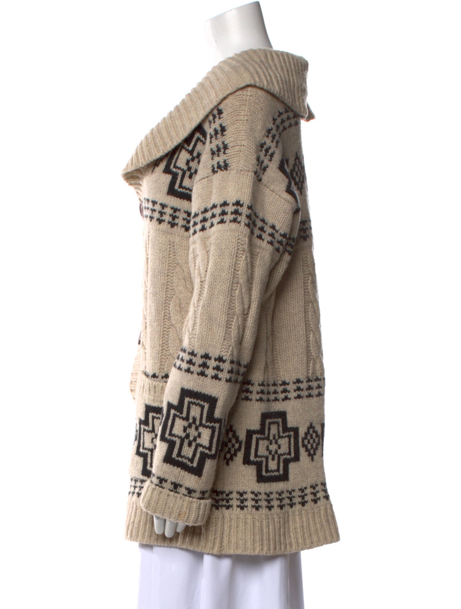 Pendleton Virgin Wool Printed Sweater