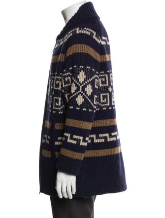 Pendleton Lambswool Printed Cardigan