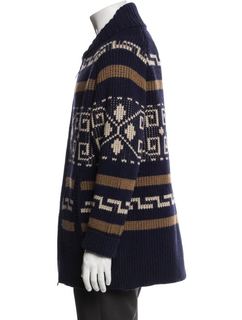 Pendleton Lambswool Printed Cardigan