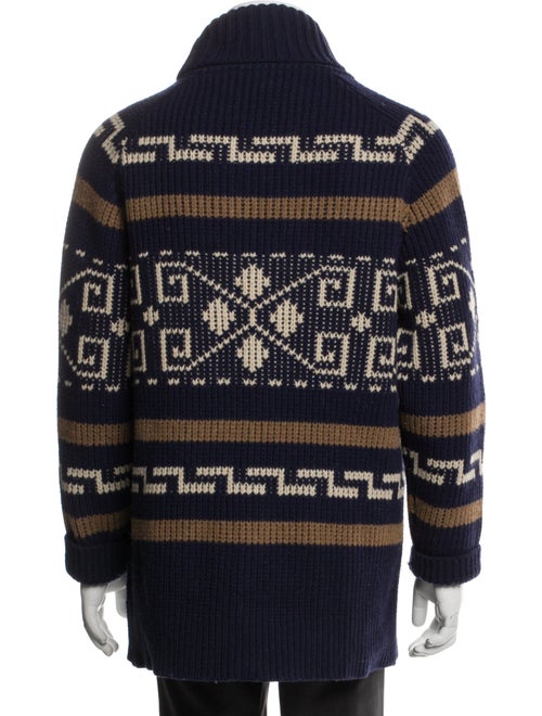 Pendleton Lambswool Printed Cardigan