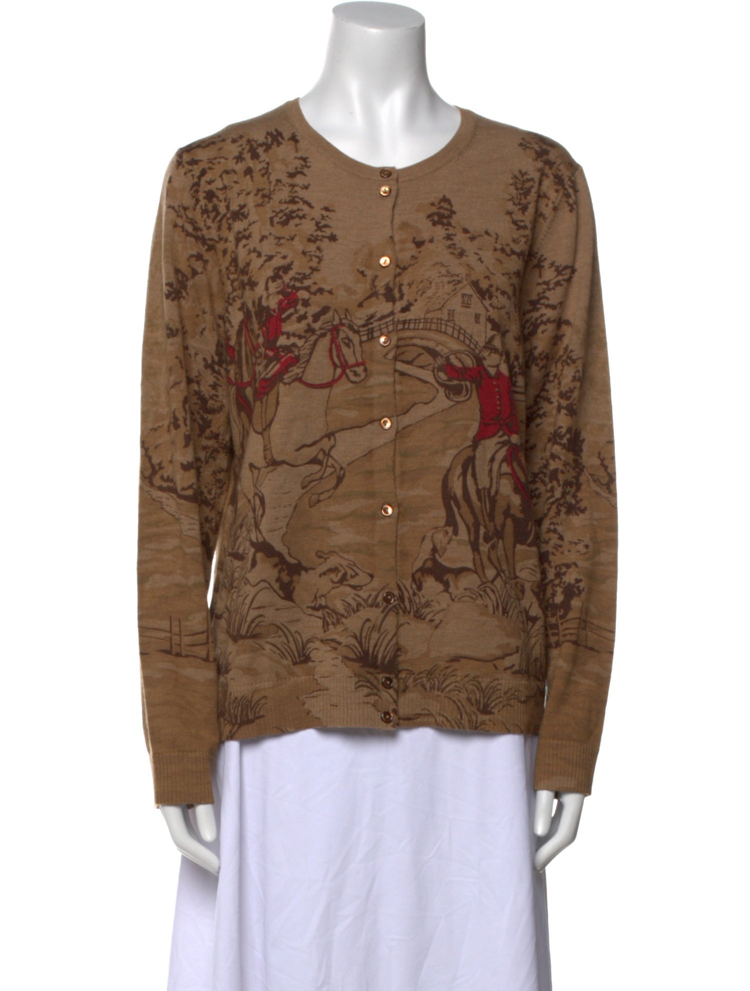 Pendleton Merino Wool Printed Sweater