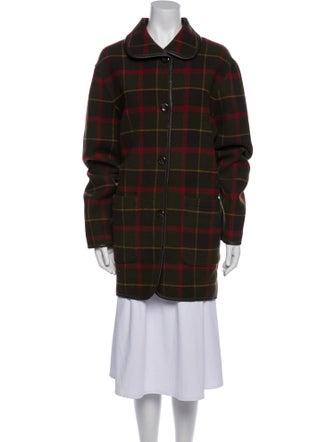 Pendleton Wool Plaid Print Coat