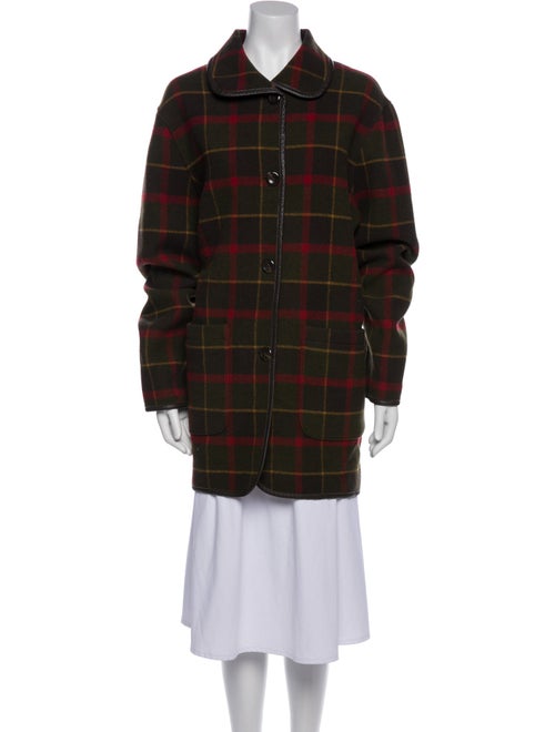 Pendleton Wool Plaid Print Coat