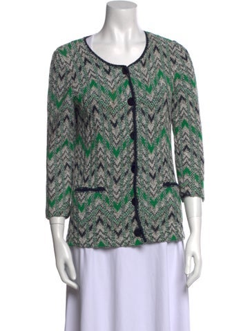 Pendleton Knitwear Printed Scoop Neck Sweater XS