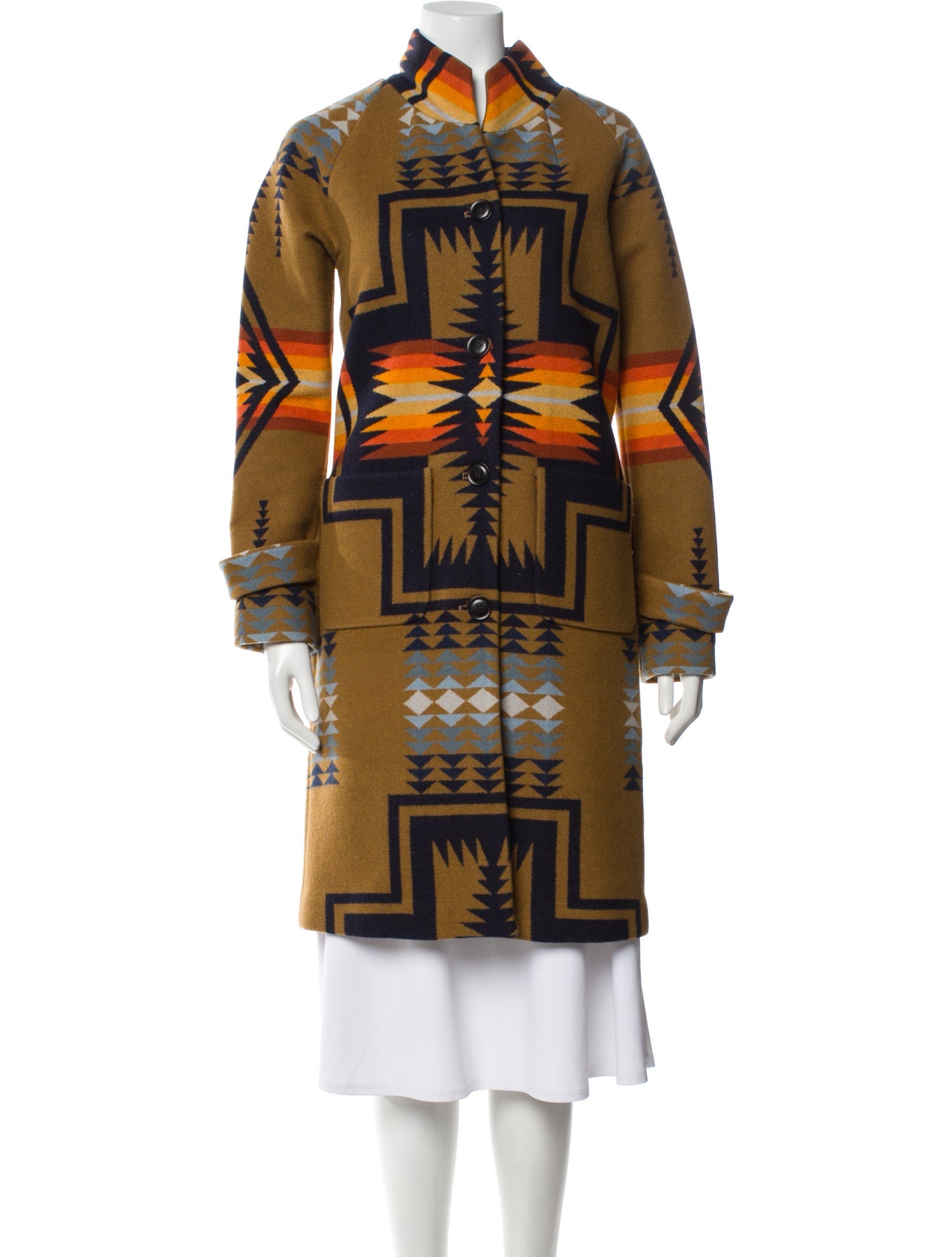 Pendleton Virgin Wool Printed Coat
