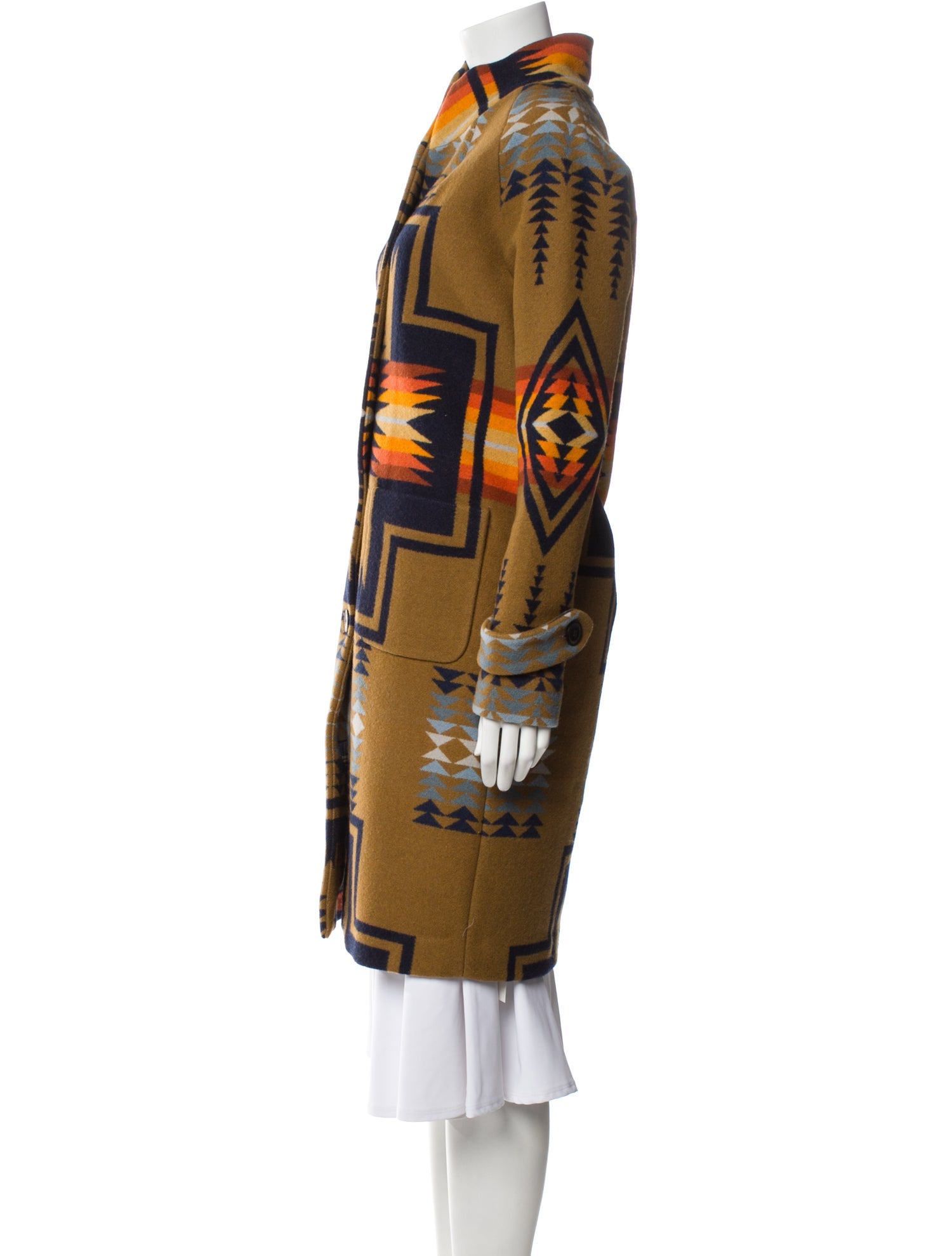 Pendleton Virgin Wool Printed Coat