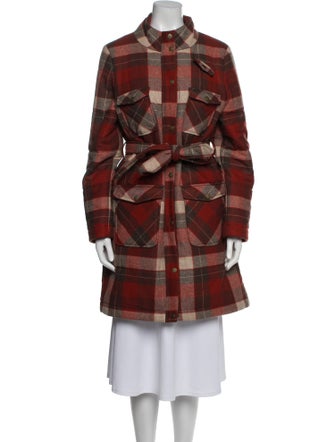 Pendleton Virgin Wool Plaid Print Coat