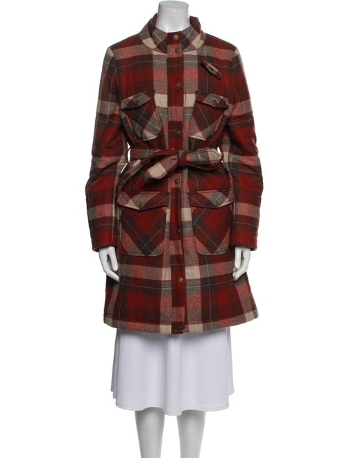 Pendleton Virgin Wool Plaid Print Coat