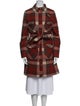 Pendleton Virgin Wool Plaid Print Coat