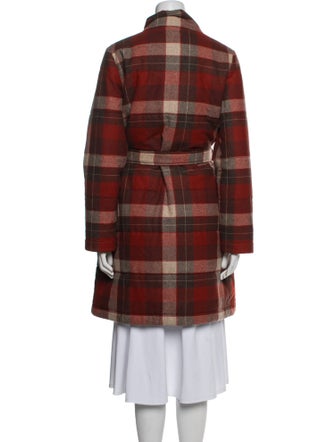 Pendleton Virgin Wool Plaid Print Coat