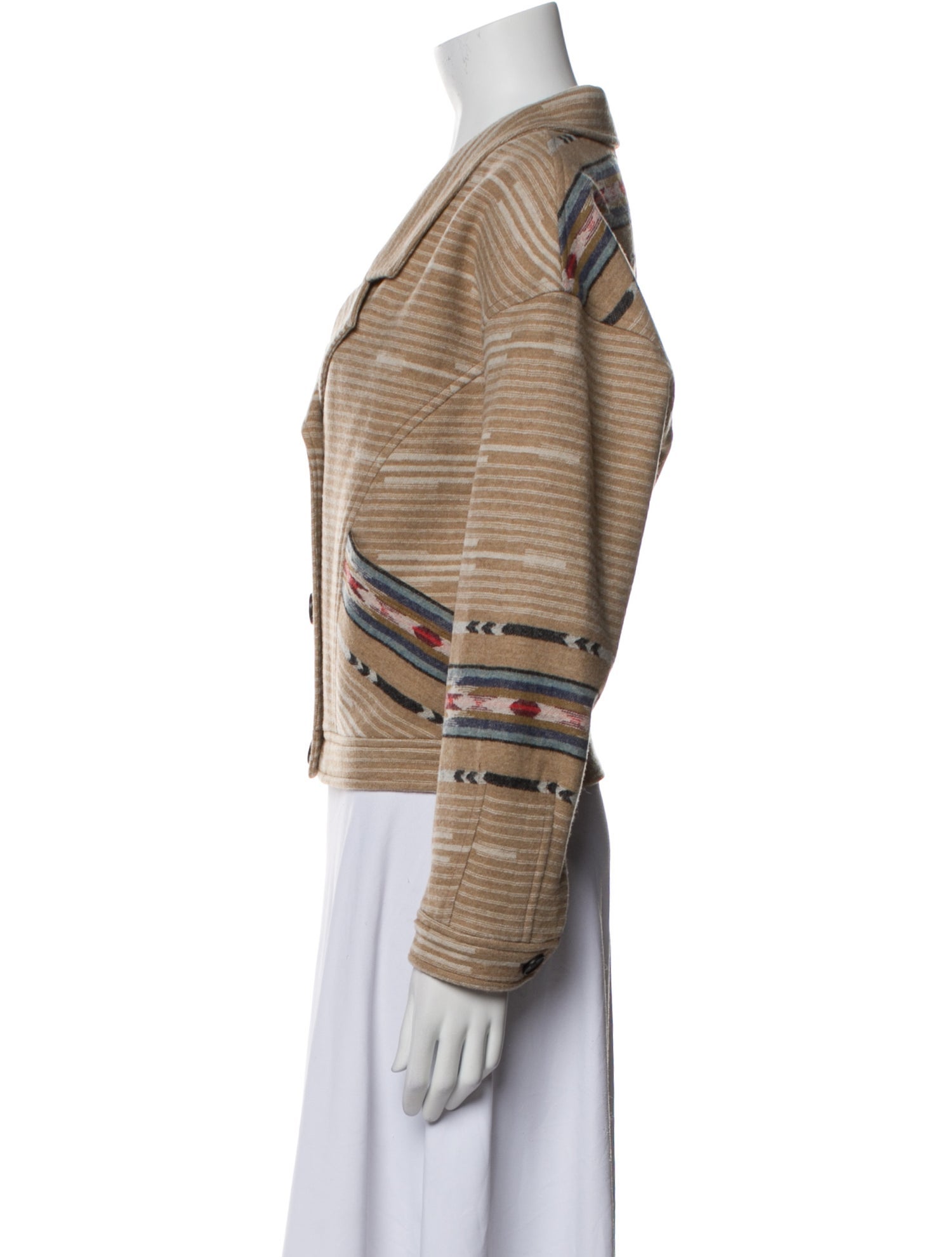 Pendleton Virgin Wool Striped Blazer