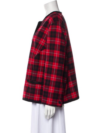 Pendleton Virgin Wool Plaid Print Jacket