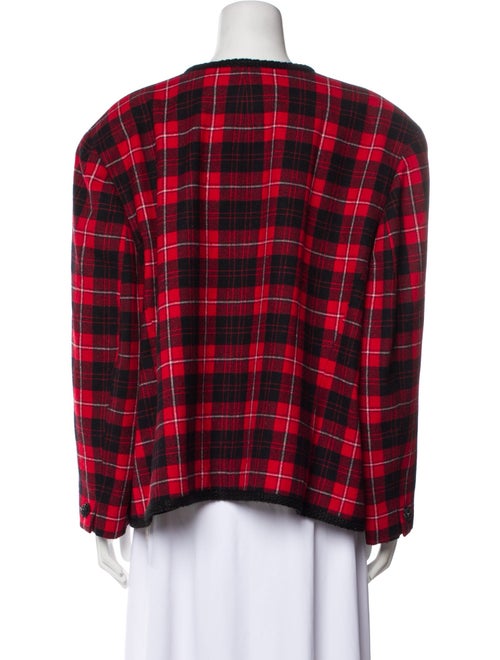 Pendleton Virgin Wool Plaid Print Jacket