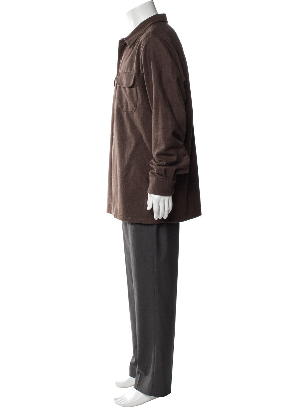 Pendleton Virgin Wool Overcoat Brown - image 2
