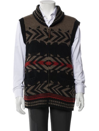 Pendleton Lambswool Printed Sweater Vest