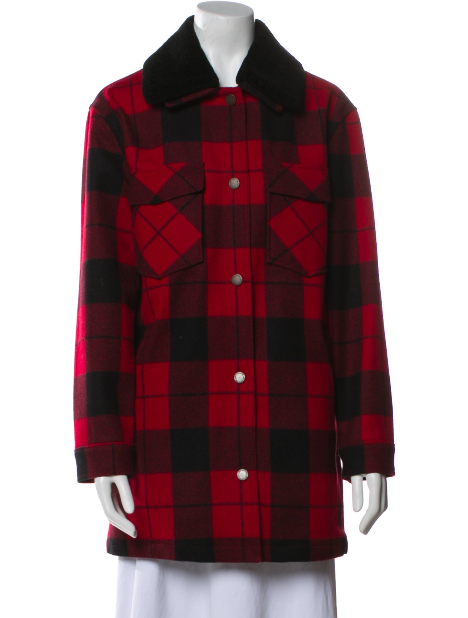 Pendleton Wool Plaid Print Jacket