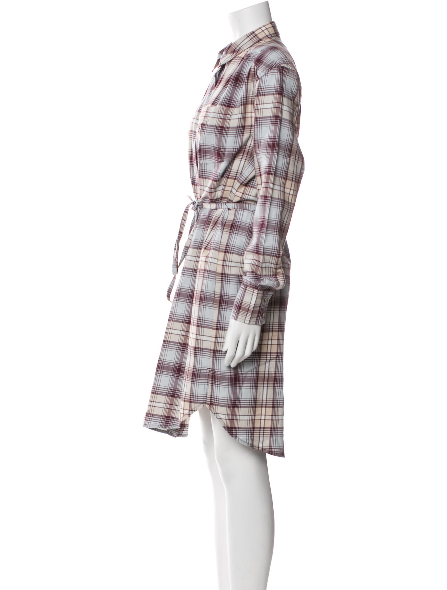 Pendleton Plaid Print Knee-Length Dress