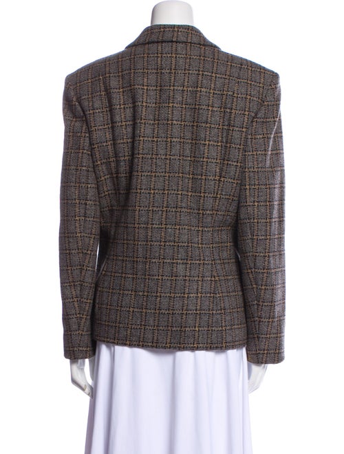 Pendleton Wool Plaid Print Blazer