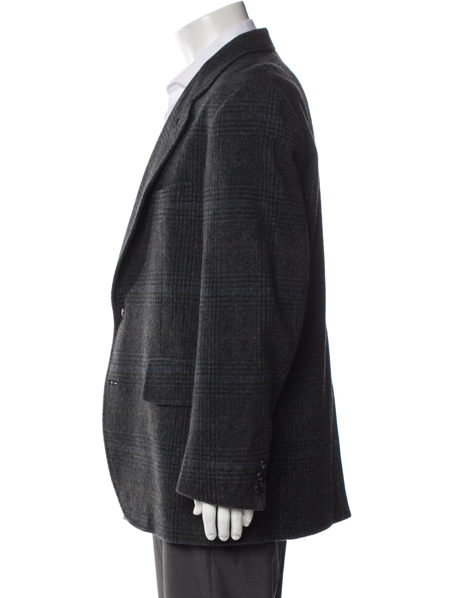 Pendleton Virgin Wool Plaid Print Blazer