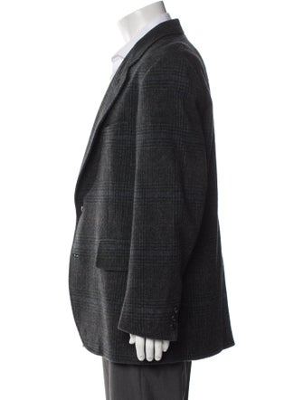 Pendleton Virgin Wool Plaid Print Blazer