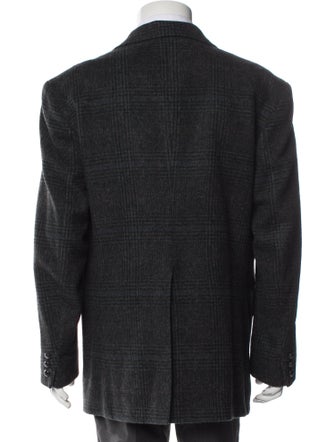 Pendleton Virgin Wool Plaid Print Blazer