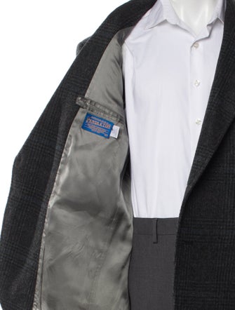Pendleton Virgin Wool Plaid Print Blazer