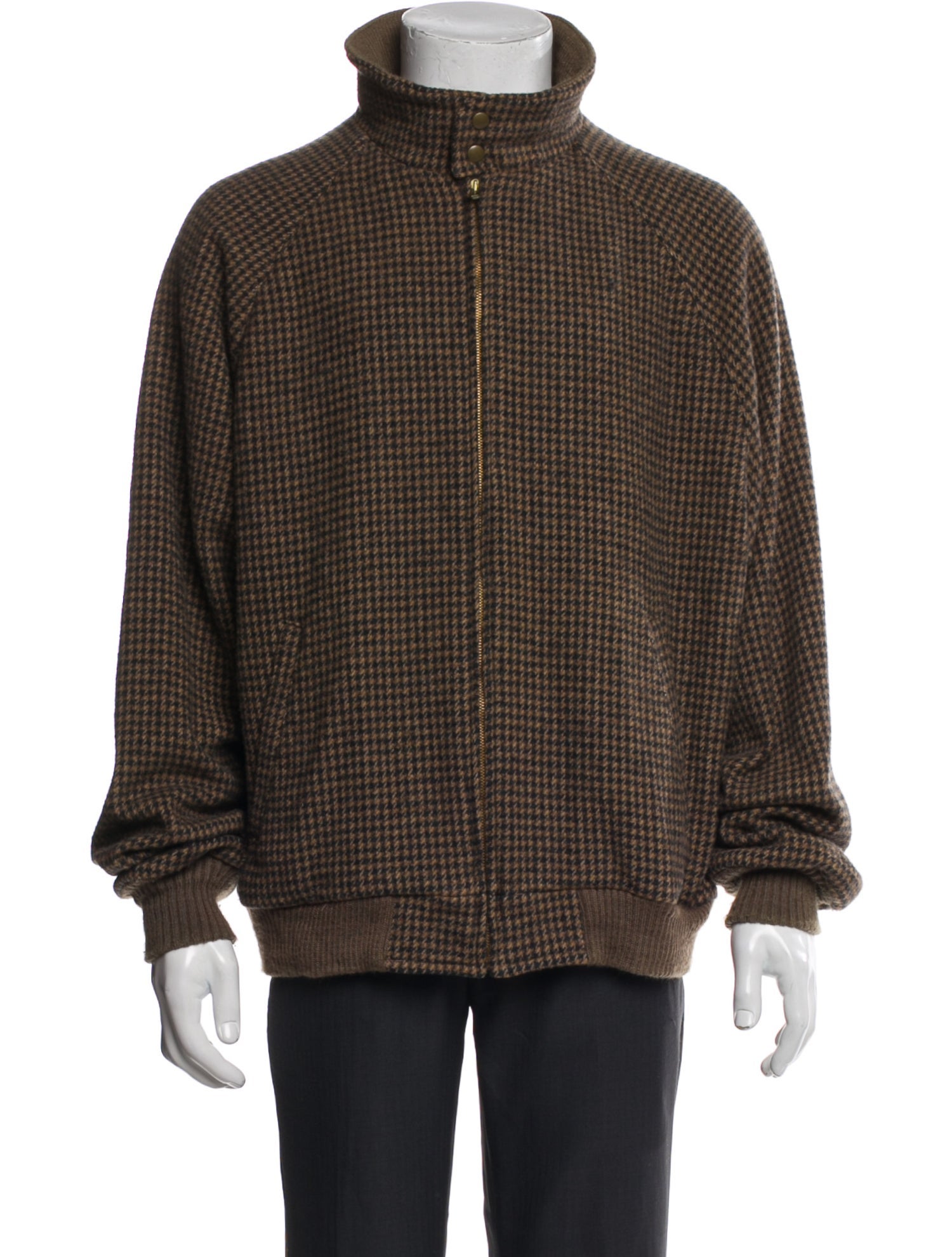 Pendleton Virgin Wool Houndstooth Print Jacket