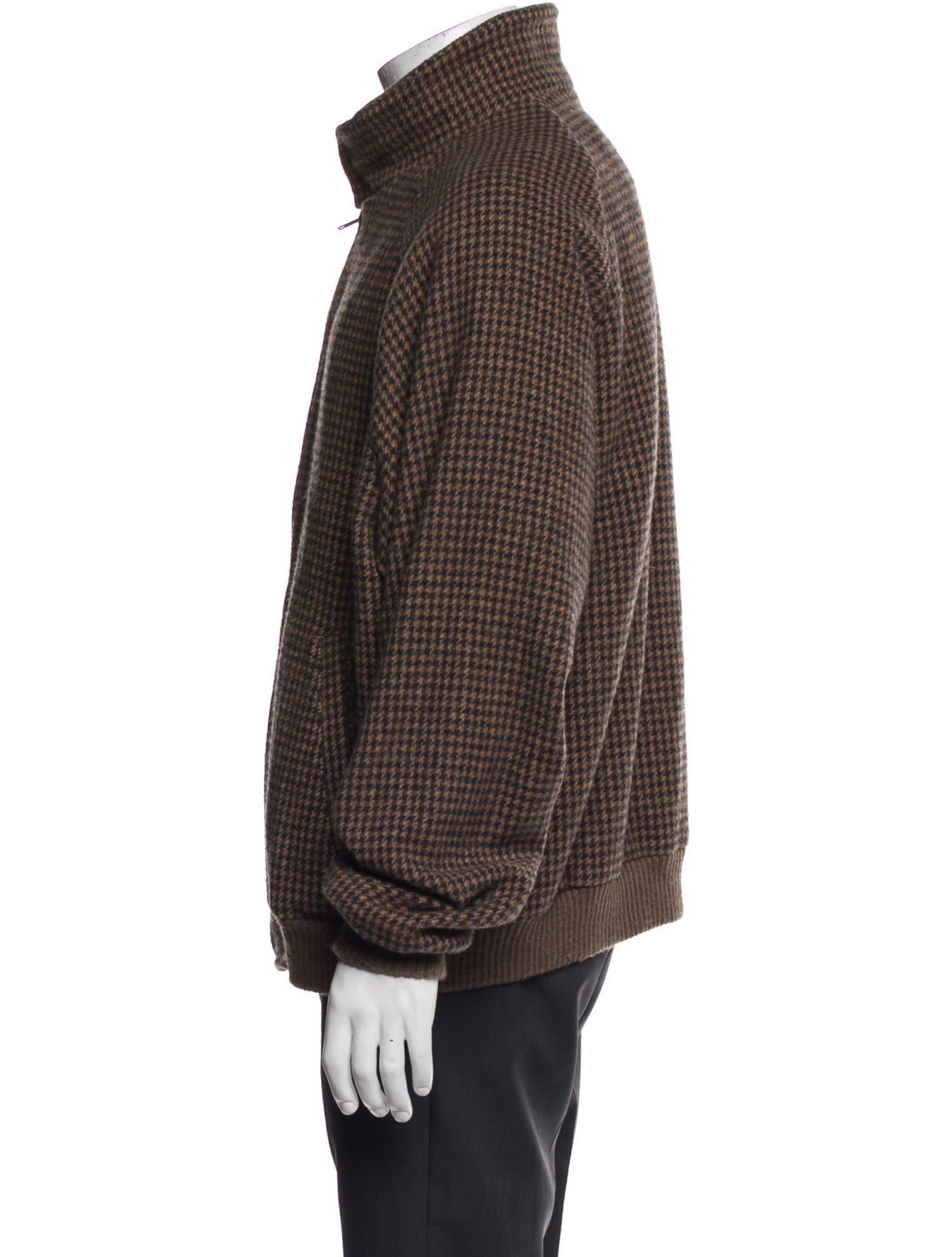 Pendleton Virgin Wool Houndstooth Print Jacket