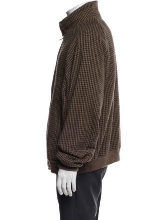 Pendleton Virgin Wool Houndstooth Print Jacket