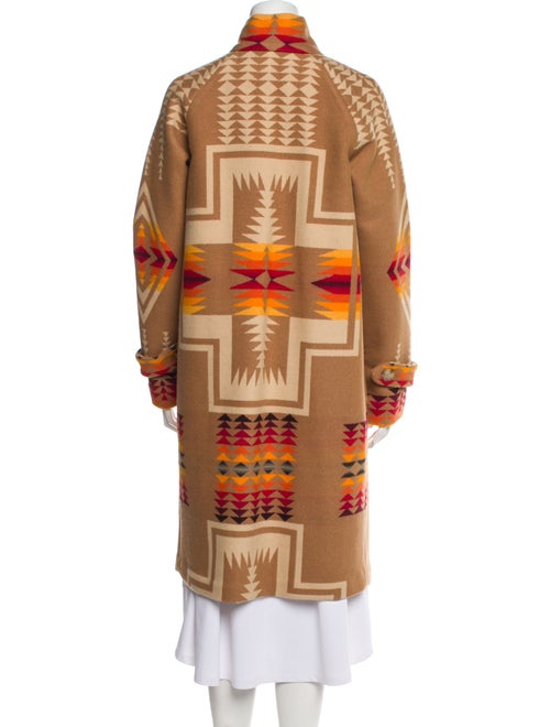 Pendleton Virgin Wool Printed Trench Coat