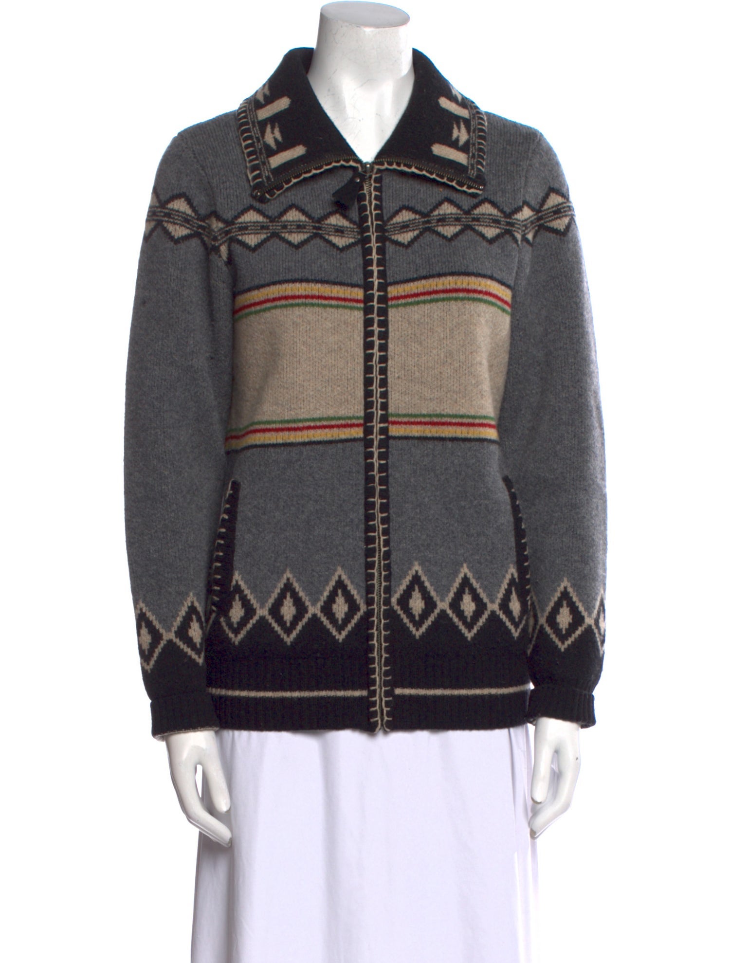 Pendleton Lambswool Printed Sweater