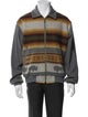 Pendleton Virgin Wool Striped Bomber Jacket