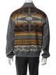 Pendleton Virgin Wool Striped Bomber Jacket