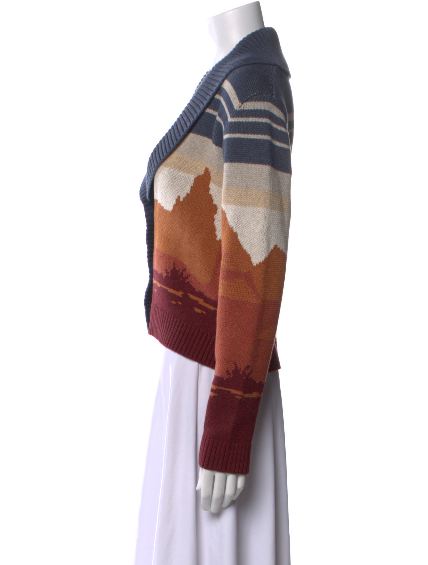 Pendleton Wool Colorblock Pattern Sweater