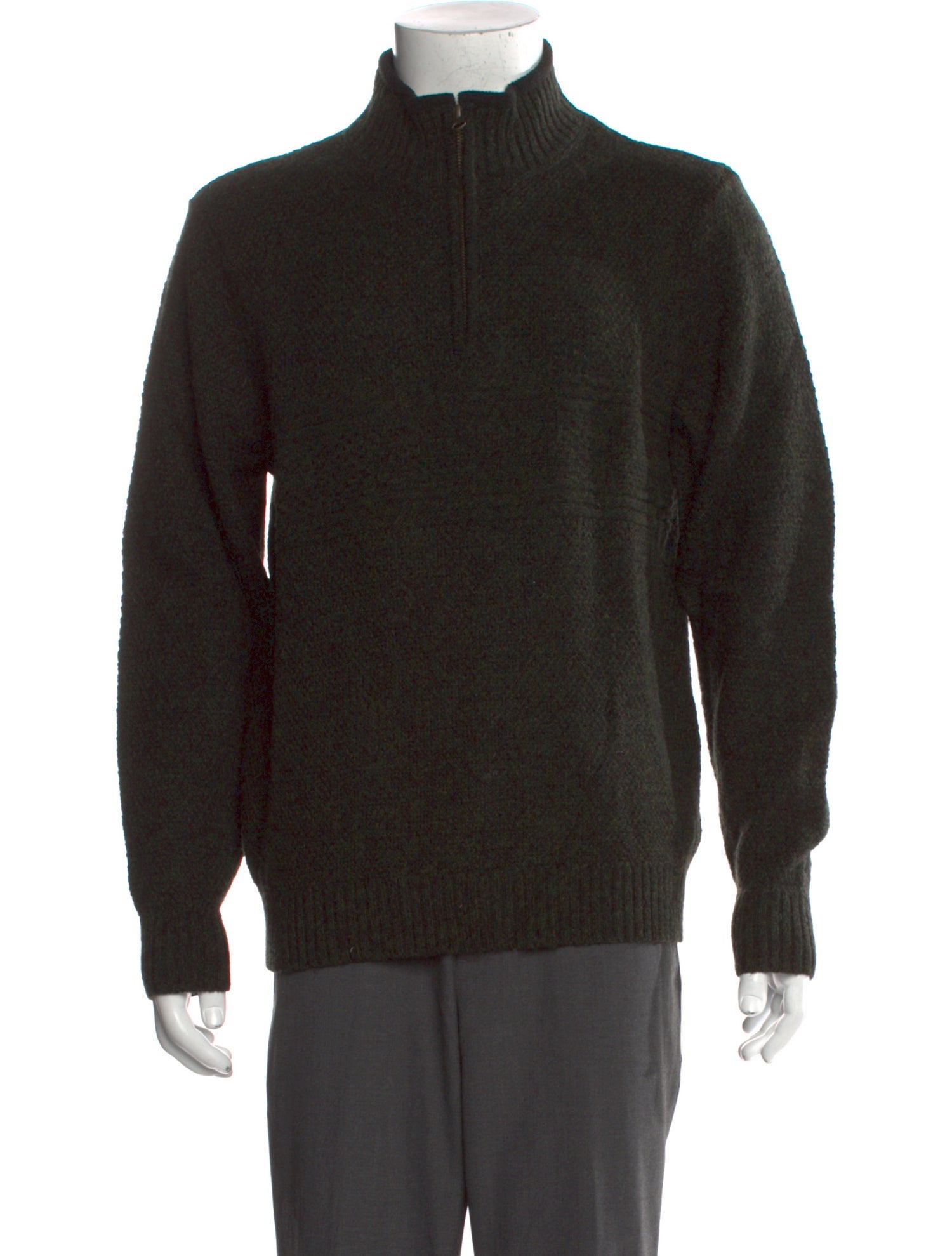 Pendleton Wool Mock Neck Polo Sweater